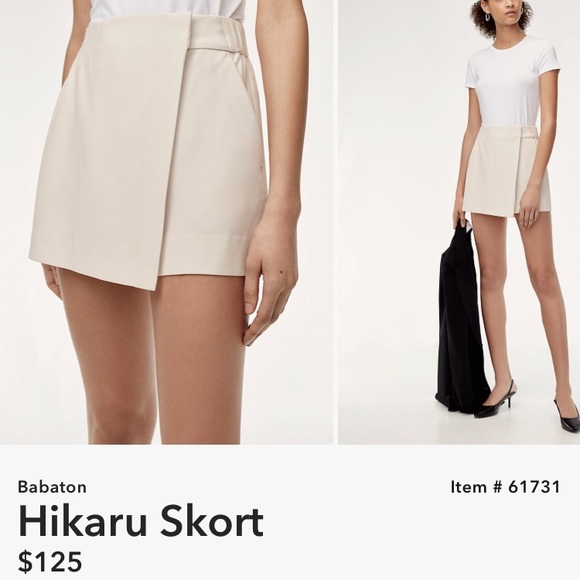 Aritzia Pants - Aritzia Black Hikaru Skort